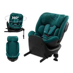 Puériculture-Siège-auto-Groupe 1/2/3 (de 9 à 36 kg) 9 mois-10 ans-Siège Auto Kinderkraft XRIDER 2 i-Size avec Rotation 360°, ISOFIX, SPS+, H-GUARD+, EASY GROW et Jambe de Force
