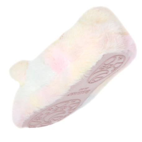 Chaussons mocassins imitation fourrure, semelle antidérapante Multicolor 5 - vertbaudet enfant 