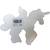 Plaque licorne perles plastique midi Blanc 3 - vertbaudet enfant 