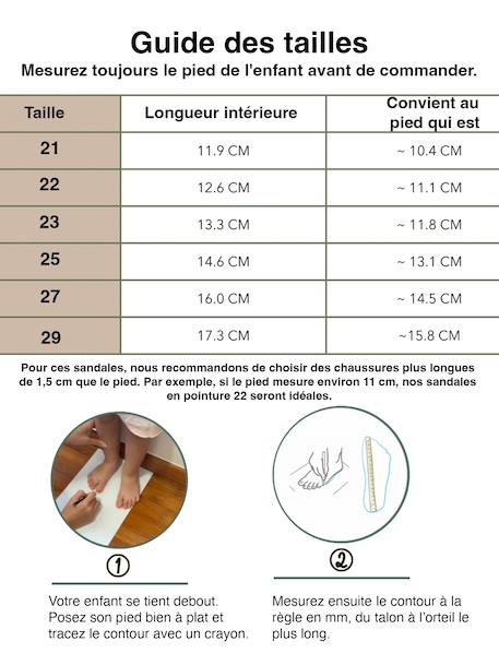 Sandales little gardener enfant en cuir vegan Brown+Dark brown+Green+Navy+Off white 25 - vertbaudet enfant 