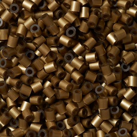 Sachet 1000 perles plastique midi bronze Beige 2 - vertbaudet enfant 