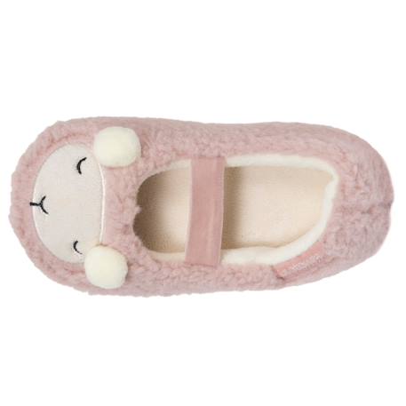 Chaussons ballerines sherpa, semelle antidérapante Blush 2 - vertbaudet enfant 
