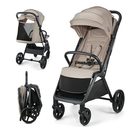 Poussette loom pratique et confortable Beige 1 - vertbaudet enfant 