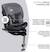 Siege auto i 360 i size pratique et confortable Gris 6 - vertbaudet enfant 