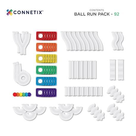 Jeu de construction magnétique arc-en-ciel pack de ball run, 92 pièces Arc-en-ciel 6 - vertbaudet enfant 