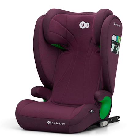 Rehausseur auto isofix groupe 2 3 siege reglable Bordeaux 1 - vertbaudet enfant 