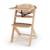 Chaise Haute Évolutive Kinderkraft ENOCK 2 en 1 avec Assise Réglable, Repose-Pieds Ajustable et Bois de Hêtre Massif Beige+Blanc+Blanc/bois+Bleu marine+Bois naturel+Gris+Gris / bois+Marron+Noir 25 - vertbaudet enfant 