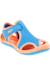 Sandales  trukiz Bleu / orange+Rose / fuchsia 1 - vertbaudet enfant 