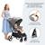 Poussette grande pratique et confortable Gris 4 - vertbaudet enfant 