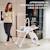 Chaise Haute 2 en 1,  ergonomique, inclinable, pliable avec hauteur réglable Beige+Gris+Vert 8 - vertbaudet enfant 