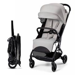 Puériculture-Poussette-Poussette Compacte Kinderkraft INDY 3 avec Pliage à Une Main CLICK & FOLD, Position Allongée et Roues TPR Durables