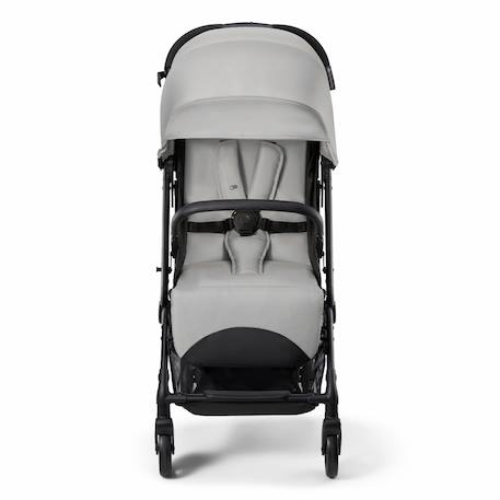 Poussette Compacte Kinderkraft INDY 3 avec Pliage à Une Main CLICK & FOLD, Position Allongée et Roues TPR Durables Beige+Gris+Noir 11 - vertbaudet enfant 