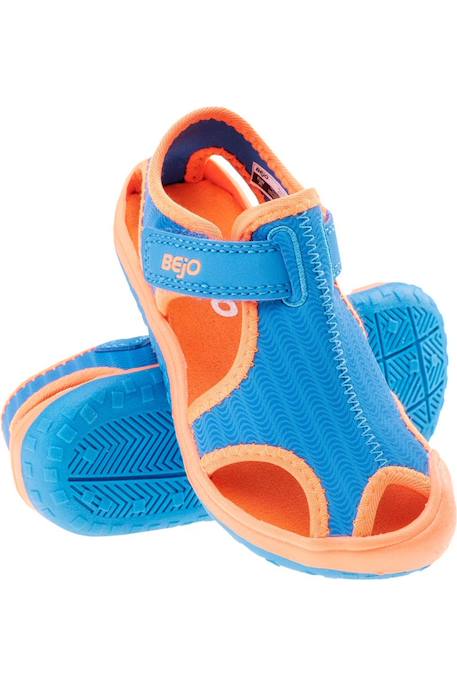 Sandales  trukiz Bleu / orange+Rose / fuchsia 3 - vertbaudet enfant 