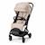 Poussette Compacte Kinderkraft INDY 3 avec Pliage à Une Main CLICK & FOLD, Position Allongée et Roues TPR Durables Beige+Gris+Noir 2 - vertbaudet enfant 