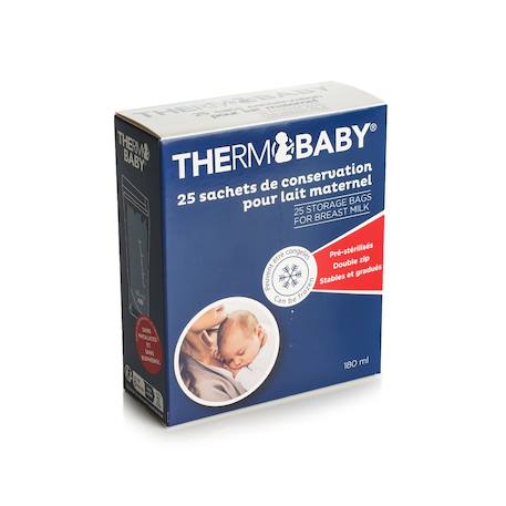 25 sachets conservation de lait Blanc 5 - vertbaudet enfant 