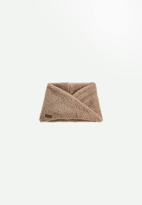 Cache cou enfant en sherpa charly Marron 1 - vertbaudet enfant 