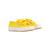 Baskets basses  à scratch Blanc+Sunflower favorio 7 - vertbaudet enfant 