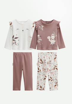 Lot de 2 pyjamas enfant 2 pièces sora  - vertbaudet enfant