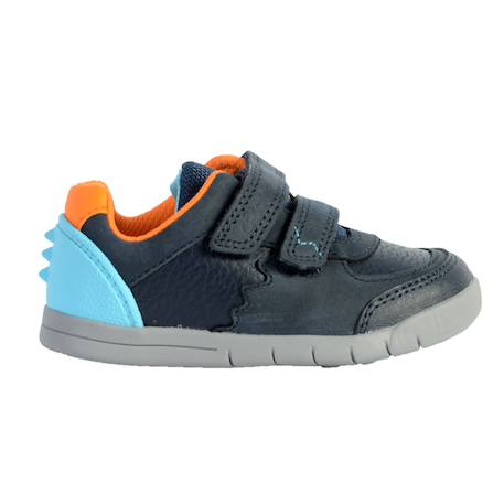 Baskets basses à scratch Navy combi 1 - vertbaudet enfant 