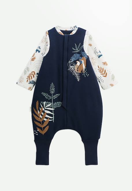 Turbulette d'hiver avec pieds retroussables et manches amovibles bivouac Bleu 1 - vertbaudet enfant 