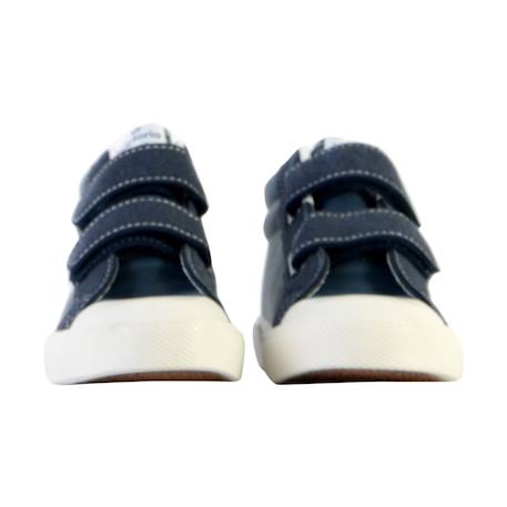 Baskets montantes  à scratch Marine 5 - vertbaudet enfant 