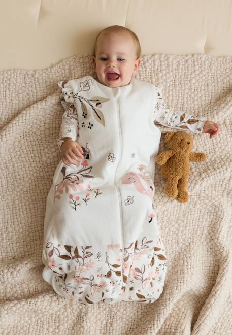 Gigoteuse tog 2 en velours sora Ecru 1 - vertbaudet enfant 