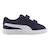 Baskets basses  à scratch Marine blanc 1 - vertbaudet enfant 