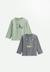 Lot de 2 t-shirts bébé manches longues boavista Kaki 1 - vertbaudet enfant 