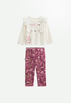Pyjama enfant 2 pièces en velours mila  - vertbaudet enfant