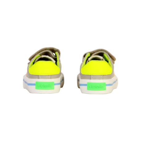 Baskets basses  à scratch Beige 4 - vertbaudet enfant 