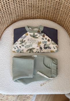 Ensemble enfant sweat et pantalon en molleton boavista  - vertbaudet enfant