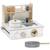 Mini cuisine enfant en bois bistro Gris, blanc, bleu 1 - vertbaudet enfant 