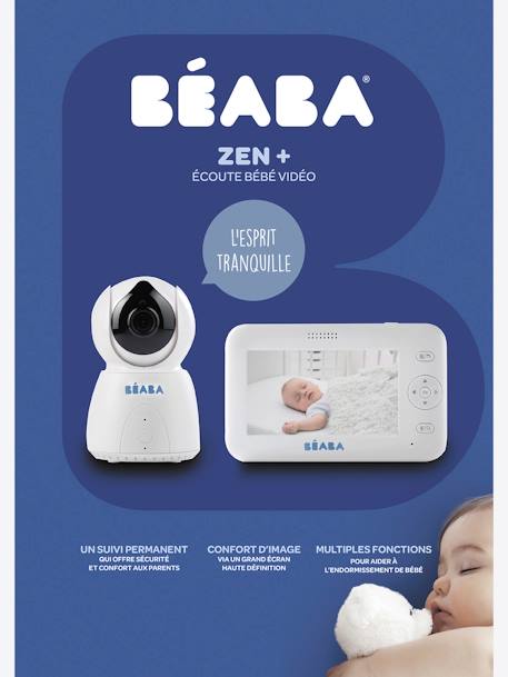 Ecoute-bébé vidéo Zen+ BEABA blanc 7 - vertbaudet enfant 