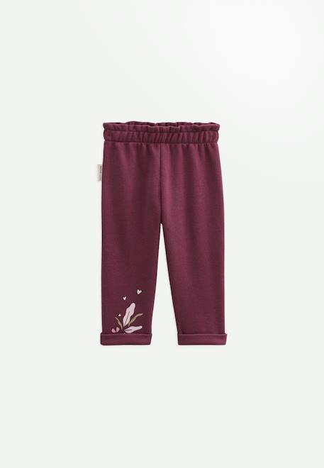 Pantalon enfant en molleton mila Rose 1 - vertbaudet enfant 