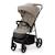 Poussette TRIG 3 Pliable d’Une Main jusqu’à 25 kg avec Dossier Allongé, Grandes Roues et Capote Imperméable Beige+Gris+Marron+Noir 1 - vertbaudet enfant 