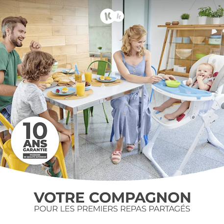 Chaise haute de luxe  Yummi bebe enfant, réglable, plateau amovible Multicolore+Rose 6 - vertbaudet enfant 