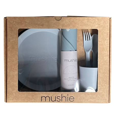 Coffret cadeau repas Beige+Bleu 6 - vertbaudet enfant 