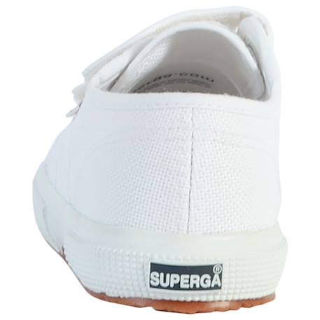 Baskets basses  à scratch Blanc+Sunflower favorio 3 - vertbaudet enfant 