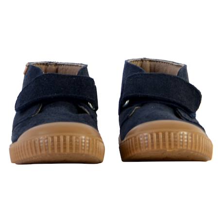 Baskets montantes  à scratch Marine 5 - vertbaudet enfant 