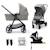 Poussette NEWLY 4 en 1 avec Siège 2 en 1 Transformable, MINK PRO i-Size, Travel System et Pliage Facile Beige+Gris+Noir 7 - vertbaudet enfant 