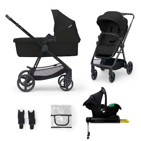 Poussette NEWLY 4 en 1 avec Siège 2 en 1 Transformable, MINK PRO i-Size, Travel System et Pliage Facile Beige+Gris+Noir 13 - vertbaudet enfant 