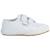 Baskets basses  à scratch Blanc+Sunflower favorio 1 - vertbaudet enfant 