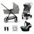Poussette NEWLY 3 en 1 avec Siège 2 en 1 Transformable, MINK PRO i-Size, Pliage Facile et Roues Increvables Beige+Gris+Noir 7 - vertbaudet enfant 
