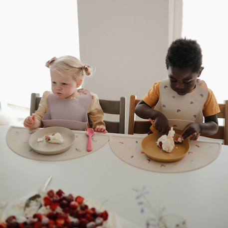 Coffret cadeau repas Beige+Bleu 2 - vertbaudet enfant 