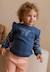 Sweat-shirt bébé en molleton dina Bleu 1 - vertbaudet enfant 