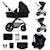 Poussette 3 en 1 Kinderkraft MOOV 2 AIR avec Siège 2 en 1 Transformable, Roues Gonflables et MINK PRO i-Size Inclus Beige+Gris+Gris anthracite+Noir 19 - vertbaudet enfant 