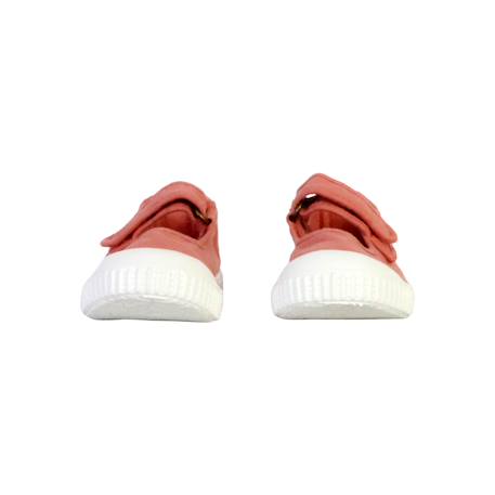 Ballerines  à scratch Blanc+Bleu+Nude+Rose framboise+Violet pétale 17 - vertbaudet enfant 