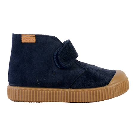 Baskets montantes  à scratch Marine 1 - vertbaudet enfant 