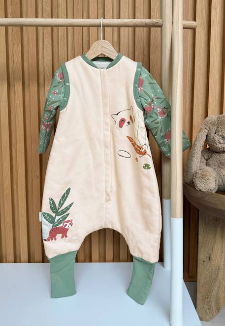 Turbulette tog 2 avec pieds retroussables et manches amovibles gustin Beige 1 - vertbaudet enfant 