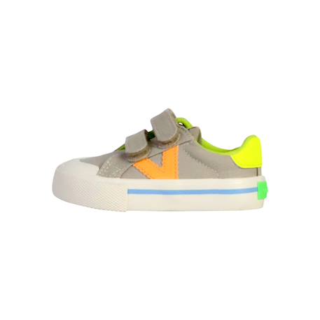 Baskets basses  à scratch Beige 2 - vertbaudet enfant 